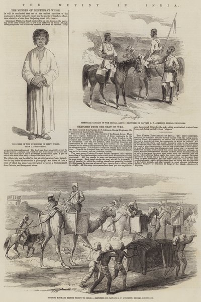 El motín en India de Frederick John Skill